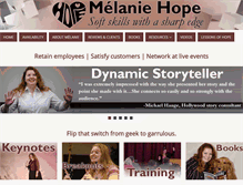 Tablet Screenshot of hopespeaking.com